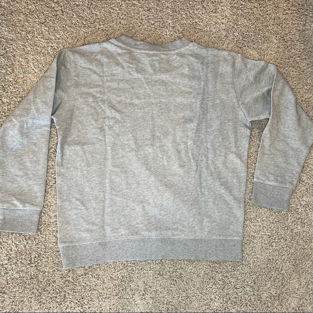 J Crew Embellished Chandelier Sweatshirt Gray Size Medium - Picture 3 of 10